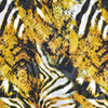 Fancy printed women dresses fabric polyester chiffon crinkle fabric 
