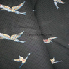 Fancy women dresses fabric alkali melt check printed fabric 