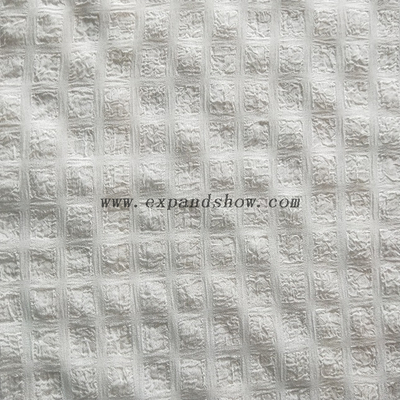 fancy women dresses fabric polyester high quality bubble chiffon dyed 