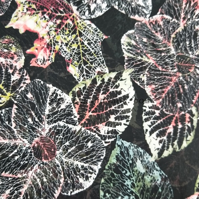 Fancy printed women dresses fabric polyester 75D chiffon fabric 
