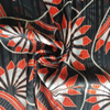 Fancy women dresses fabric polyester chiffon D&L printed fabric 