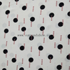 fancy women dresses fabric polyester polka printed 