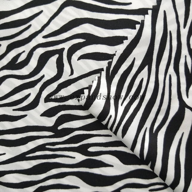 Fancy women dresses fabric polyester poly twill fabric