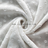 Fancy women dresses fabric polyester chiffon crinkle clip dot dyed 