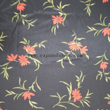 Fancy women dresses fabric polyester high quality satin spandex printed 