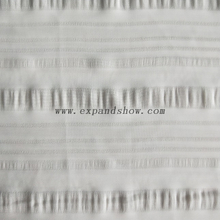 Fancy women dresses fabric polyester high quality CEY chiffon stripe dyed 