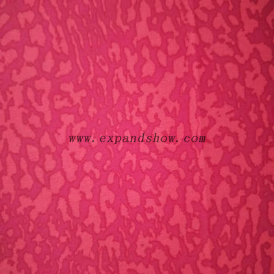 Fancy women dresses fabric polyester ITY double layer chiffon printed 