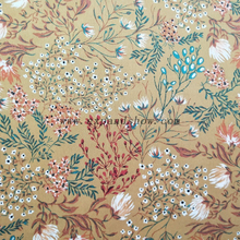 Fancy women dresses fabric polyester satin crepe printed 