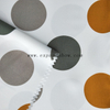fancy women dresses fabric polyester polka printed 