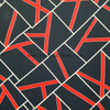 fancy women dresses fabric polyester polka printed 