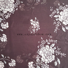 Fancy women dresses fabric polyester chiffon crinkle fabric printed