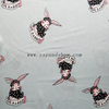 Fancy women dresses fabric polyester high quality satin spandex printed 