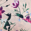 Fancy women dresses fabric polyester high quality soft moss crepe dobby georgette printed 