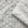 Fancy women dresses fabric polyester chiffon crinkle clip dot dyed 