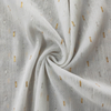 Fancy women dresses fabric polyester chiffon lurex jacquard dyed 