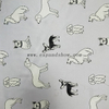 Fancy women dresses fabric polyester high quality satin spandex printed 
