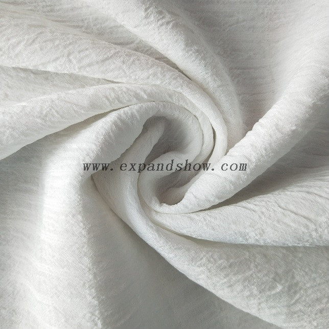 fancy women dresses fabric polyester high quality bubble chiffon dyed 