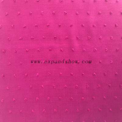 Fancy women dresses fabric rayon slub jacquard fabric dyed 