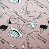 Fancy women dresses fabric polyester satin crepe printed 