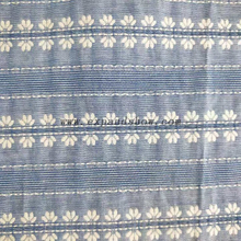 Fancy women dresses fabric C+R dobby yarn dyed 