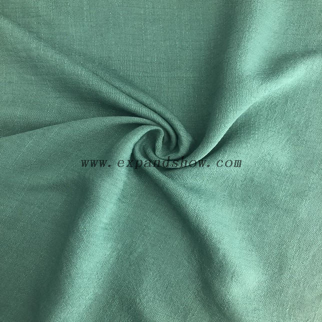 Fancy women dresses fabric tencel slub dyed fabric 