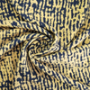 Fancy women dresses fabric polyester scuba crepe dyed fabric 