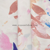 Recycle fancy women dresses fabric polyester high quality bubble chiffon printed 