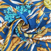 fancy women dresses fabric polyester SPH polka printed 