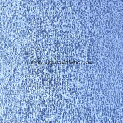 fancy women dresses fabric polyester high quality bubble stretch dyed 